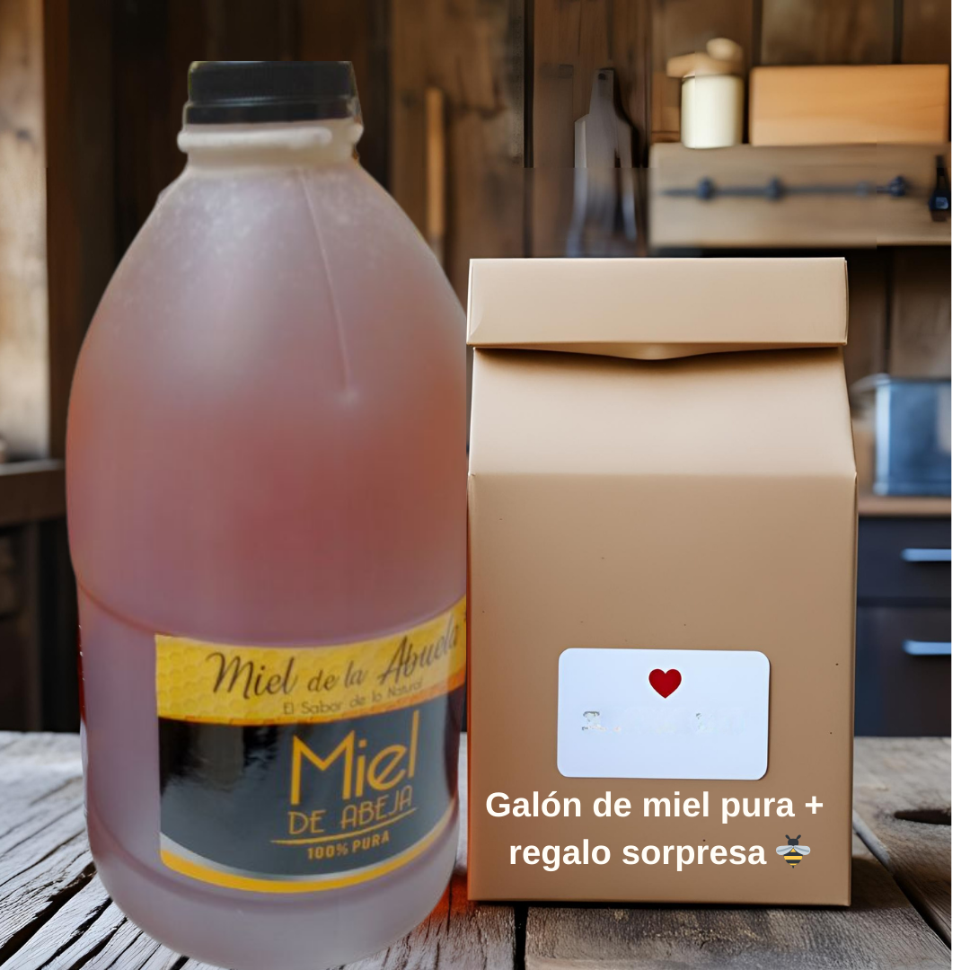 Medio Galón de Miel Cruda